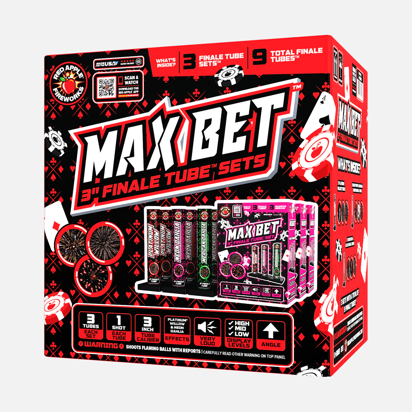 Max Bet 3-Shot Finale Tube Set
