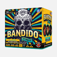 Calavera® Bandidos 48 disparos, sets de fuegos artificiales aéreos estándar para finales®