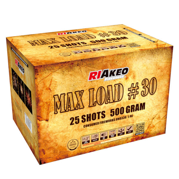 Max Load #30 25-Shot XL Aerial Cake