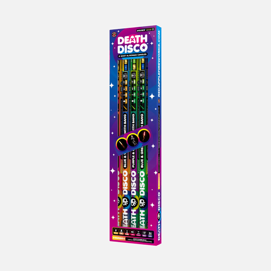 Velas Death Disco™ 8 Shot XL®