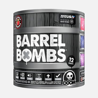 Barrel Bombs 48-Shot Standard Aerial Finale Set