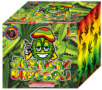 Jamaican Broccoli 15-Shot V.I.P 18-Shot Large Aerial Cake Aerial Cake