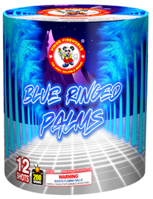 Blue Ringed Palms 12-Shot Standard Aerial Cake