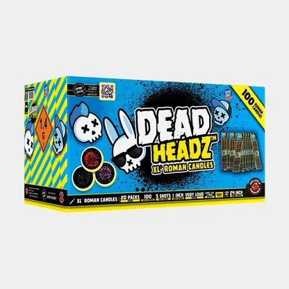 Dead Headz™ 5-Shots XL® Roman Candles