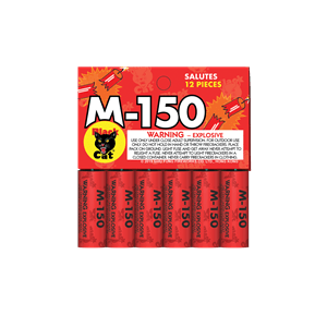 M-150 Red Salute Firecracker (12-Pack)