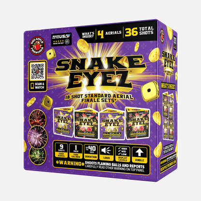 Set de Finale Aéreo Estándar de 18 Tiros Snake Eyez™®