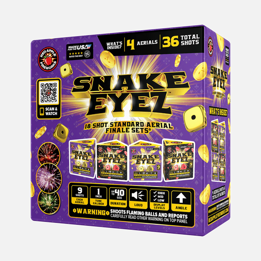Set de Finale Aéreo Estándar de 18 Tiros Snake Eyez™®