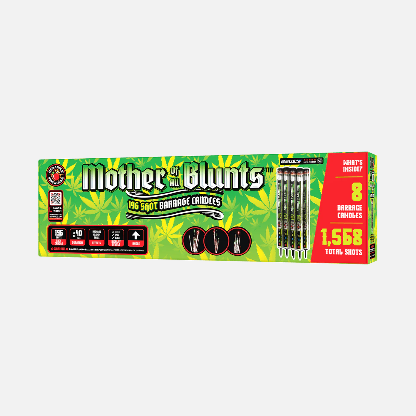 Mother Of All Blunts 196-Shot Barrage Candles