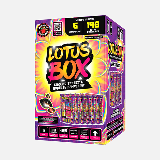 Lotes de Muestras de Fuegos Artificiales Lotus Box™®
