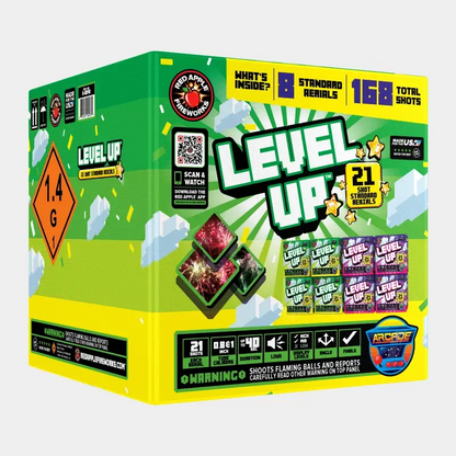 Level Up™ 21 disparos - Fuegos artificiales aéreos estándar