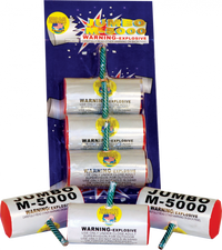 Petardo de plata Jumbo M-5000 (3 unidades)