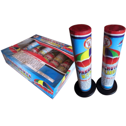Parachute w/ color Changing Flare (6-Pack)