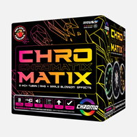Chromatix™ 9 Tiros Cohetes Pirotécnicos Grandes