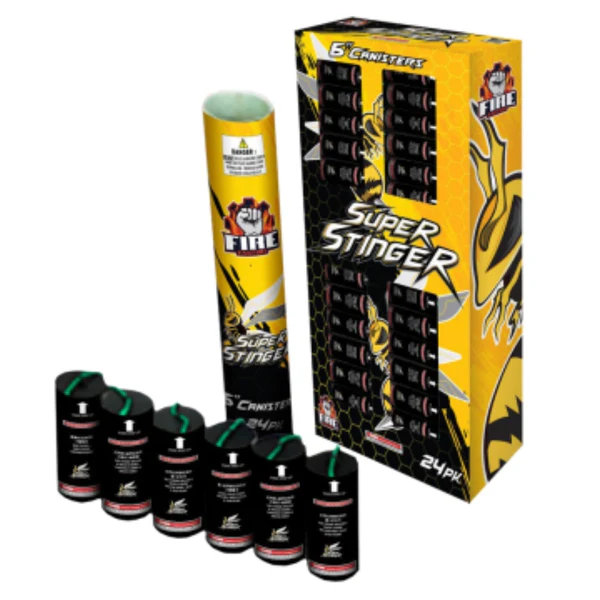 Super Stinger 24-Shot 6 in. Canister Shells