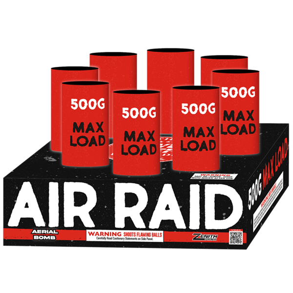 Tarta aérea XL Air Raid de 8 disparos