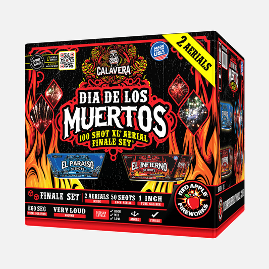Dia De Los Muertos® 100 Disparos XL® Set de Final Aéreo®