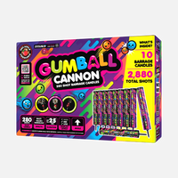 Gumball® Cannon™ 280 Disparos Baterías Romanas de Velas