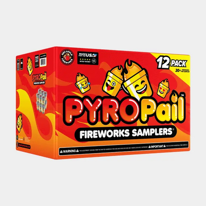 Muestra de fuegos artificiales Pyro Pail™