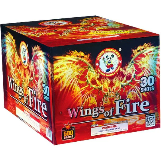 Tarta aérea XL de 30 tiros Alas de Fuego