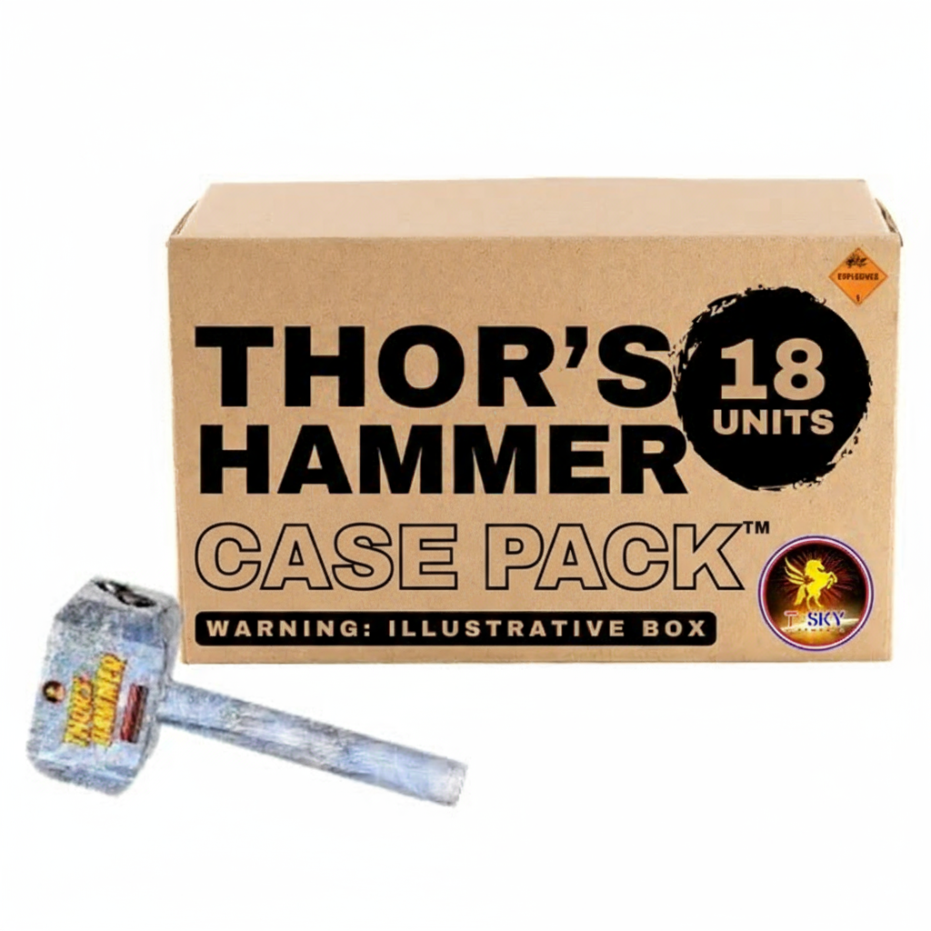 Fuente de mano Martillo de Thor | Caja de 18 unidades