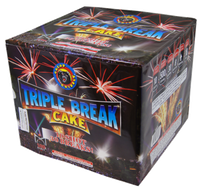 Tarta aérea Triple Break Cake 10 disparos XXL