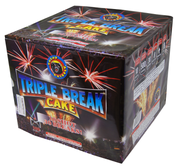 Tarta aérea Triple Break Cake 10 disparos XXL