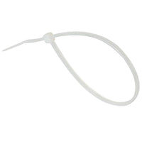 Bridas de nailon de 11 pulg., 48 lb de resistencia (blancas, paquete de 100)