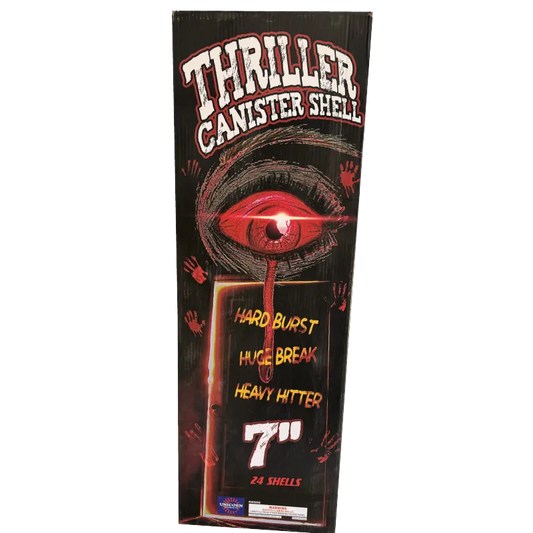 Thriller 24 proyectiles de cartucho de 7 pulgadas