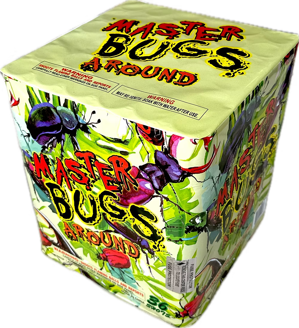 Master Bugs Around 36-Shot XXL Aerial Cake