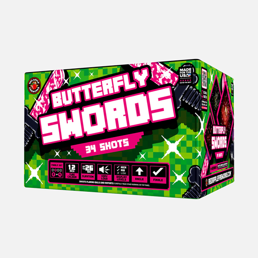 Swords™ Set de Final de Fuegos Artificiales XL® de 136 Disparos®