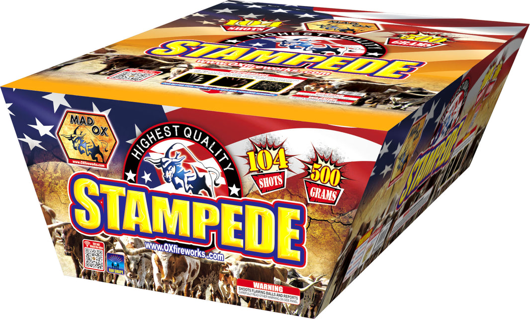 Tarta aérea Stampede 104 tiros XL