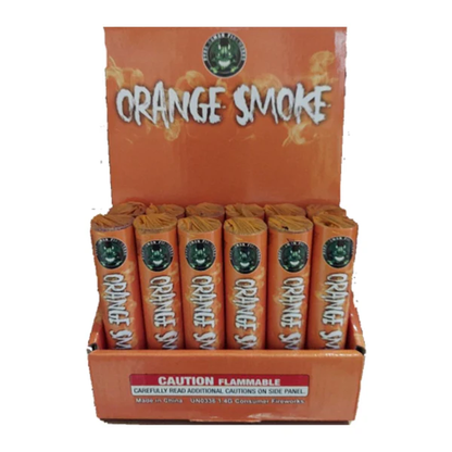 Orange Smoke Large Smoke Bomb | Case Pack™ 60/1