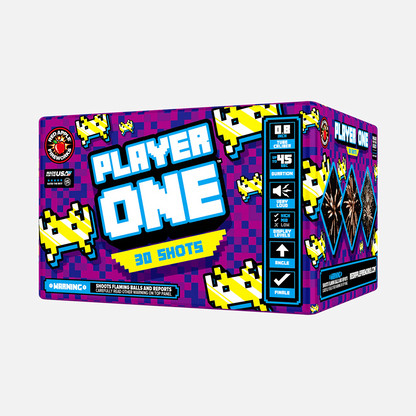 Player One™ 30 Disparos Aéreos Grandes