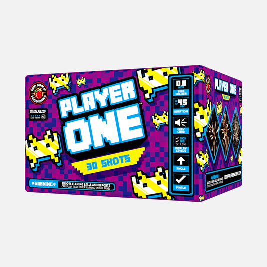 Player One™ 30 Disparos Aéreos Grandes