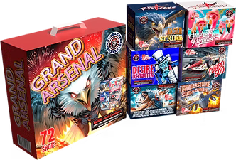 Grand Arsenal 72-Shot XL Aerial Assortment – Elevated Fireworks