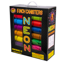 Neon 12-Shot 5 in. Canister Shells
