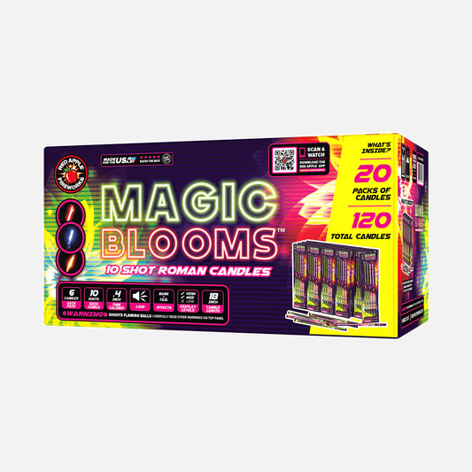 Magic Blooms™ Velas Romanas de 10 Tiros