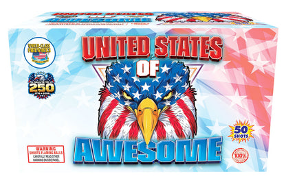 United States of Awesome 50-Shot XL Aerial Cake