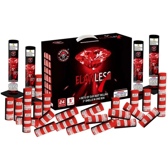 Flawless 24-Shot 5 in. Canister Shell Kit
