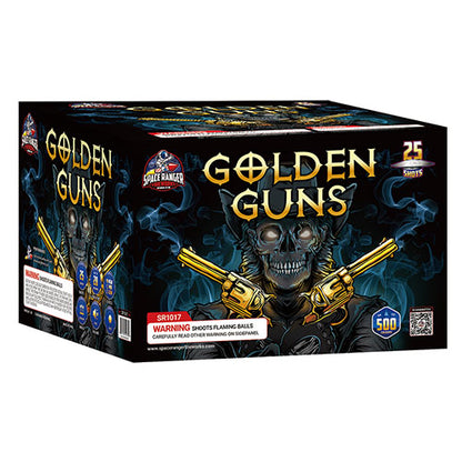 Golden Guns 25-Shot XL Aerial Cake