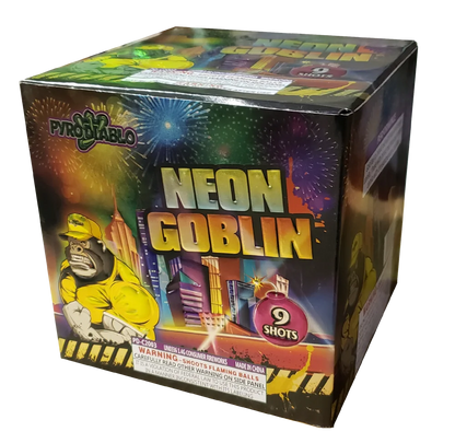 Neon Goblin 9-Shot Standard Aerial Cake