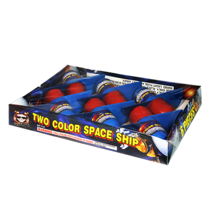 Two Color Space Ship Flying Novelty (6-Pack)