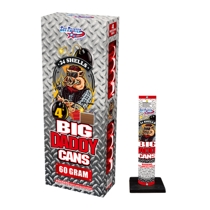 Big Daddy Cans 24-Shot 4 in. Canister Shells