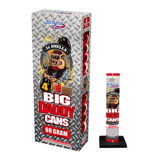 Big Daddy Cans 24-Shot 4 in. Canister Shells