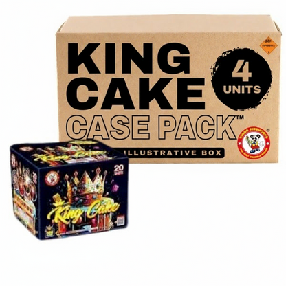 King Cake 20-Shot XL Aerial Cake | Case Pack™ 4/1