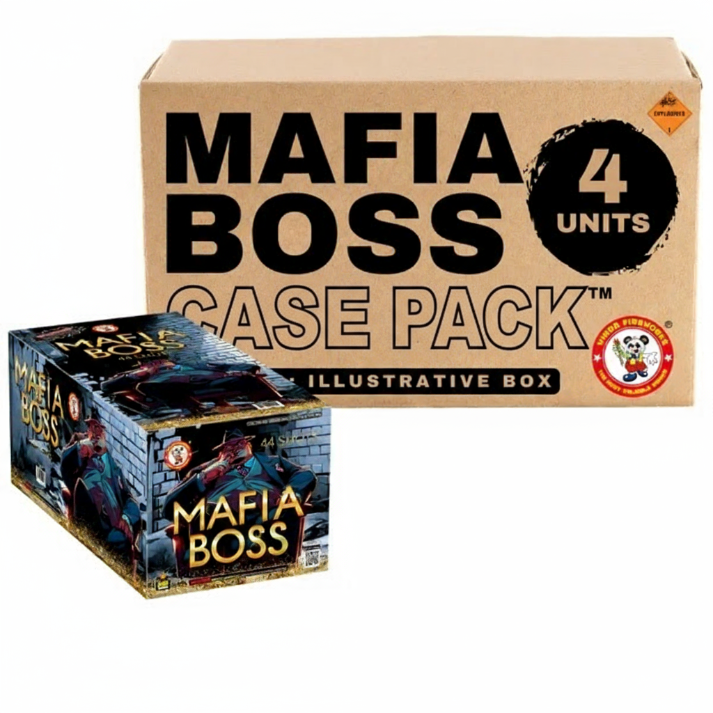 Mafia Boss 44-Shot XL Aerial Cake | Case Pack™ 4/1
