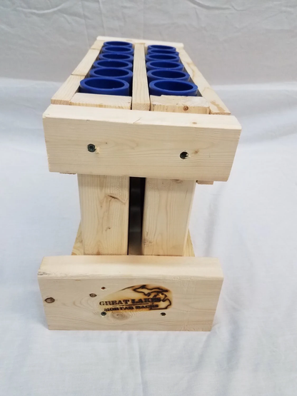 Great Lakes Mortar Racks™ 12-Shot Single Rows Straight Rack