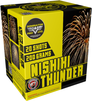 Nishiki Thunder 20-Shot Standard Aerial Cake Aerial Cake