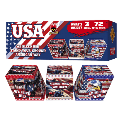 USA 72-Shot Compound Cake