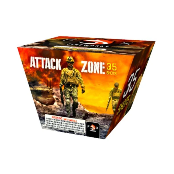 Tarta aérea XL de 35 disparos Attack Zone